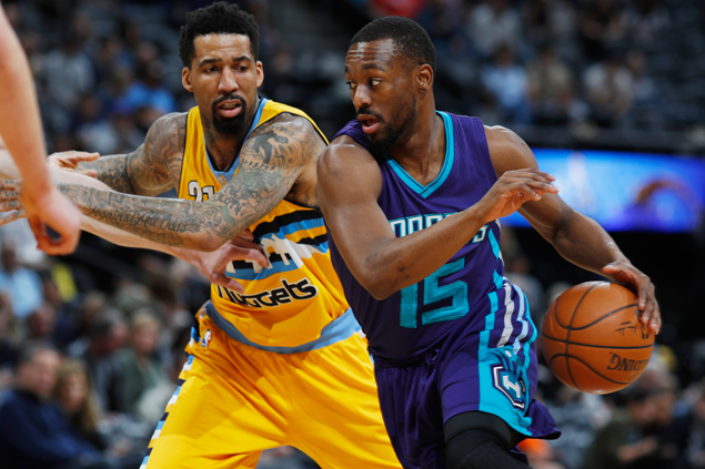 Kemba Walker hits five of Hornets' 16 triples in big win over Nuggets