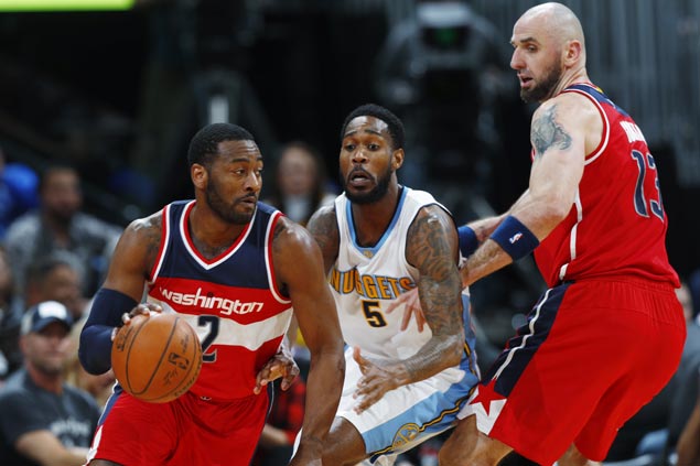 Wizards stretch streak to three with rout of Nuggets