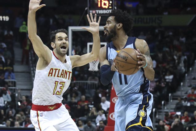 Conley, Gasol take charge as Grizzlies overcome Hawks late rally to stretch win run to three