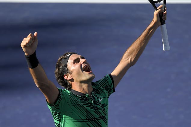 Roger Federer bags 90th career title with record-tying fifth victory at Indian Wells