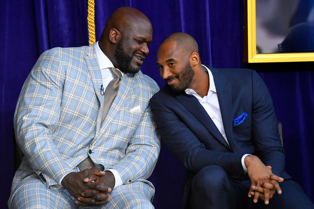 Kobe Bryant pays tribute to Shaq: ‘The most dominant player I’ve ever seen’