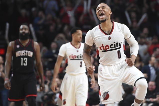 Blazers blow 13-point fourth quarter lead but recover late to fend off skidding Rockets
