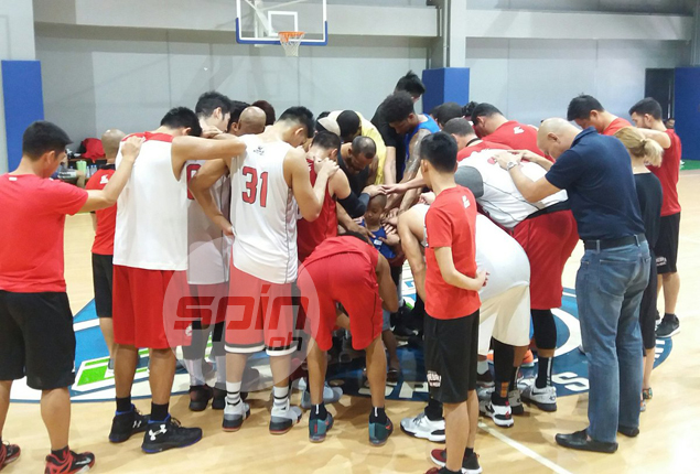 Ginebra players bring cheer to eight-year-old fan stricken with leukemia