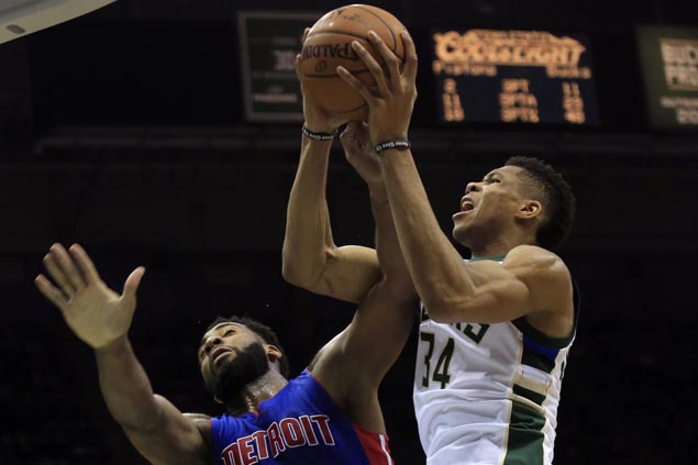 Middleton, Antetokounmpo hit the big endgame baskets as Bucks nip Pistons