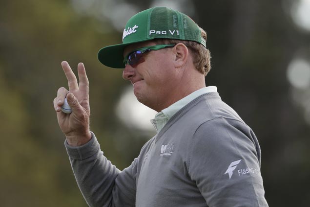 Charley Hoffman takes four-shot lead after stunning opening round at Masters