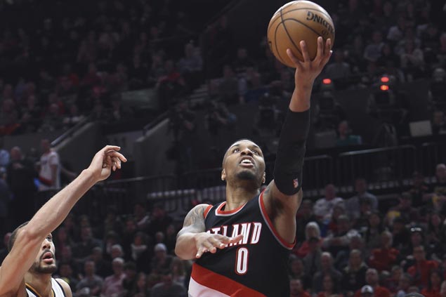 Damian Lillard Scores Franchise-record 59 Points As Blazers Down Jazz