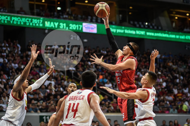 Headband a necessity but hardly a distraction as LA Tenorio flashes old form