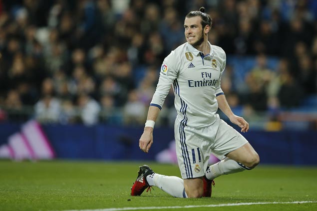 Gareth Bale ruled out of Real Madrid’s Champions League game against Bayern