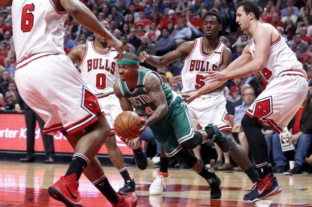 Isaiah Thomas fires back on Bulls coach's 'carrying' claim: 'That's not why I'm impossible to cover'