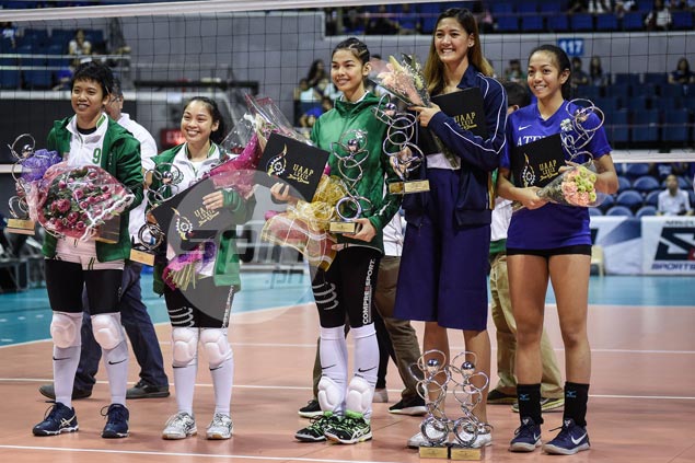 Gracious Jaja Santiago says 'hardworking' Majoy Baron deserves UAAP MVP award