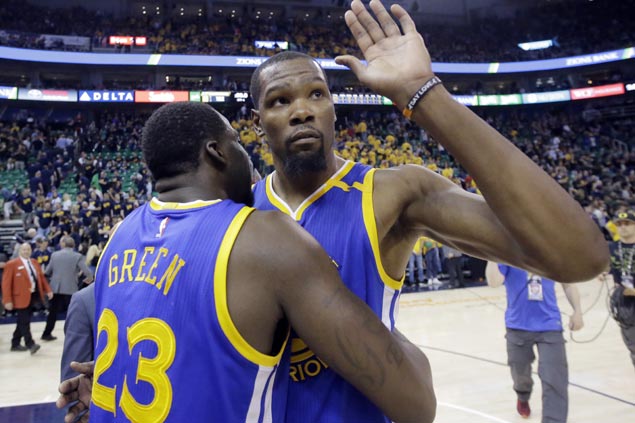 Durant, Green shrug off claim playoffs getting 'boring' owing to Warriors, Cavs dominance