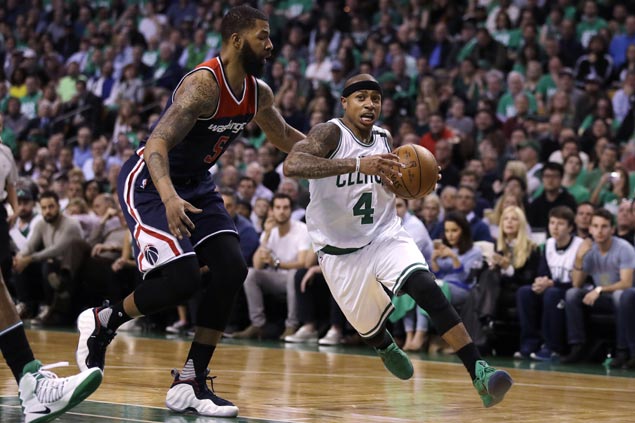 Isaiah Thomas embraces role reversal in setting up Bradley, Horford in Celtics Game 5 win vs Wizards