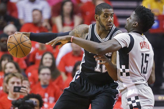 LaMarcus Aldridge powers Spurs blowout over Rockets to seal West finals duel vs Warriors