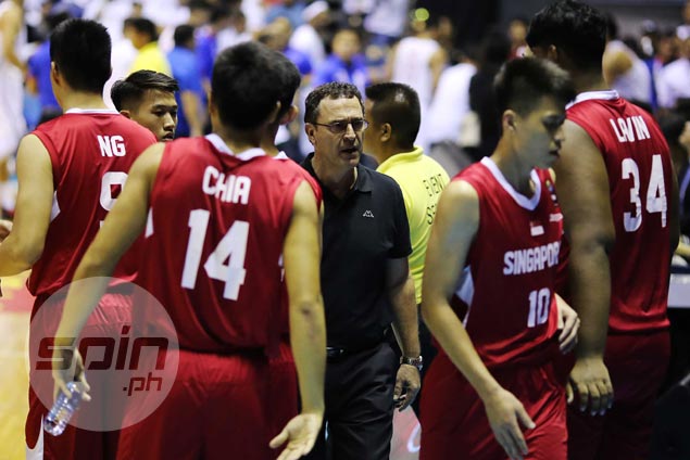 Singapore's Australian coach Franco Arsego looking to get even against Gilas in FIBA World Cup qualifiers