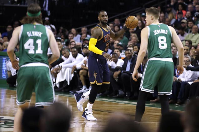 LeBron James throws subtle jab with shirt choice as Cavs star renews personal rivalry vs Celtics