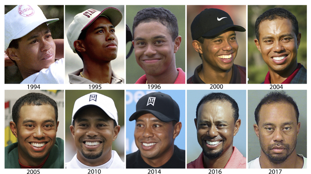 Mugshot a picture of how far Tiger Woods has fallen in long, very public slide