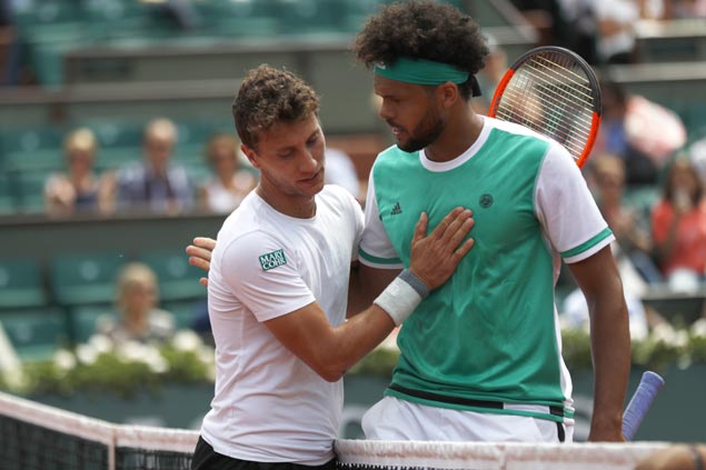 Tsonga takes blame for shock first-round exit at French Open: 'I never really found the right pace'