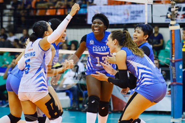 Pocari Sweat overcomes late-match wobble to turn back BaliPure, close in on PVL title