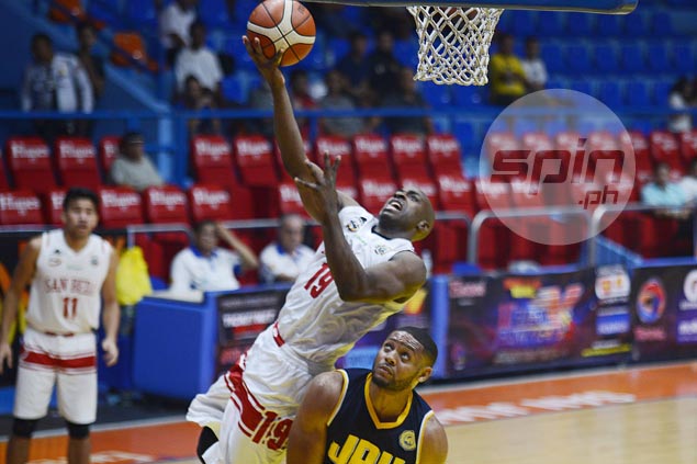 San Beda bares defensive teeth in romp over JRU to stay unbeaten in Filoil Cup
