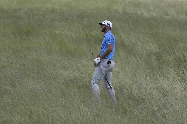 Dustin Johnson’s whirlwind week continues as he goes for another US Open title
