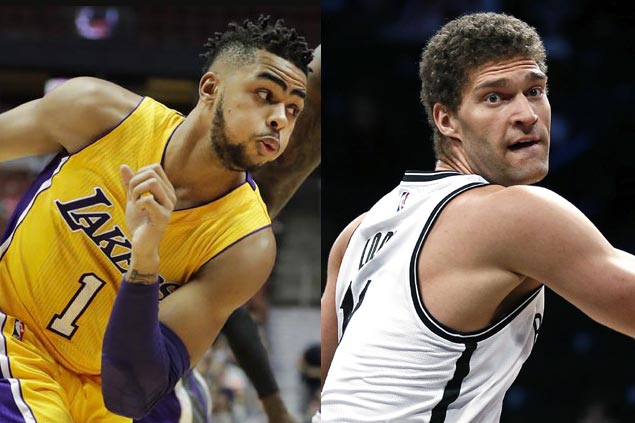 Sources: Lakers agree to trade D'Angelo Russell, Mozgov to Nets for Brook Lopez, draft pick