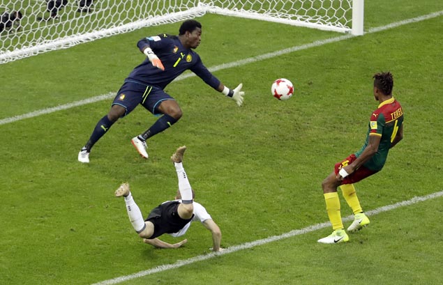 Germany downs Cameroon to gain Confed Cup semis amid more replay confusion