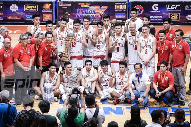 Fernandez admits pressure on deep, intact San Beda greater after Filoil Cup conquest
