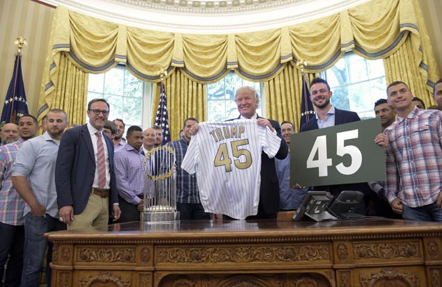 Cubs see Donald Trump in second White House trip since World Series