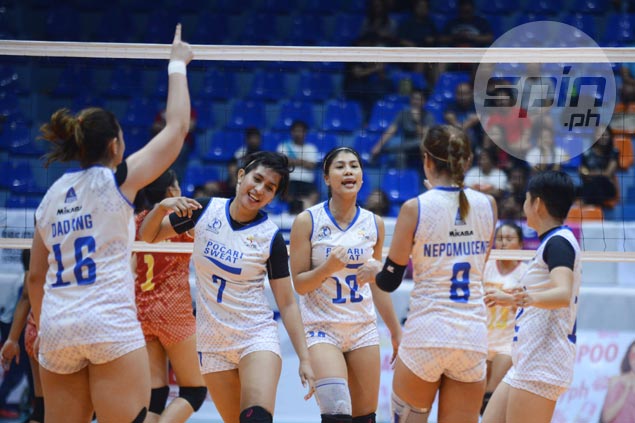 Myla Pablo shows bigger heart behind big game in taking over late rally for streaking Pocari