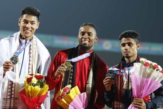 Fil Am Eric Cray Bags 400m Hurdles Gold In Asian Athletics Championships 