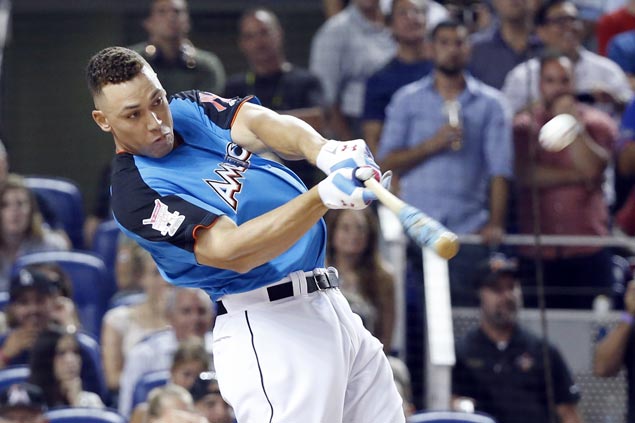 Yankees rookie sensation Aaron Judge rules Home Run Derby