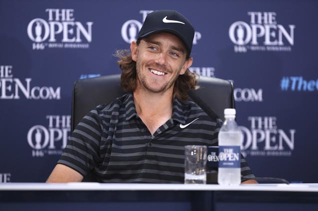 Pressure on for European Tour leader and local lad Tommy Fleetwood in The Open at Royal Birkdale