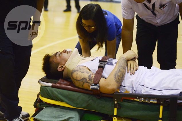 Michael Vincent Juico's gutsy return after collision not enough to save day for Wangs Couriers