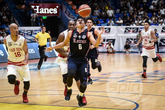 Rey Nambatac seeks help as shallow Letran bench exposed anew in loss to San Beda