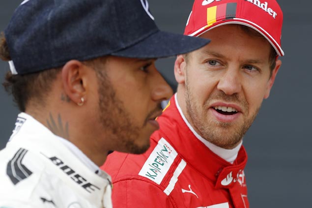 Vettel keeps focus on holding off resurgent Hamilton despite uncertainty of future with Ferrari