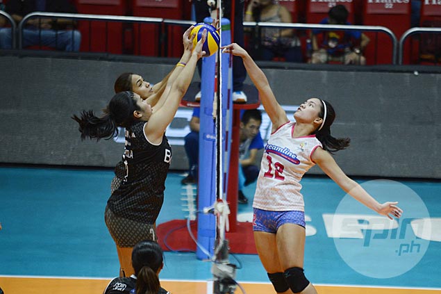 Creamline fights back from a set down to beat Perlas and complete seven-match sweep of elims
