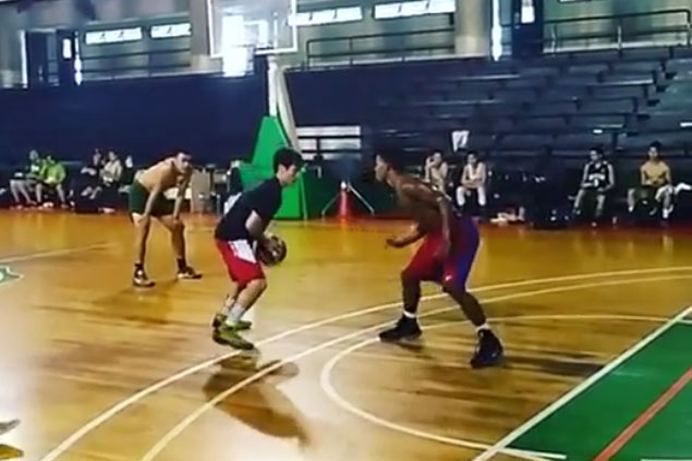 Coach TY Tang schools CSB players in one-on-one games 'to lighten mood in practice'