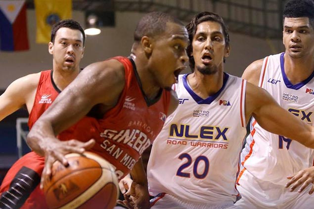 Ginebra sends NLEX crashing back to earth with blowout win in Pangasinan