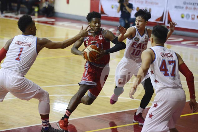 Lyceum survives Topex Robinson ejection, stretches streak to seven with squeaker over EAC