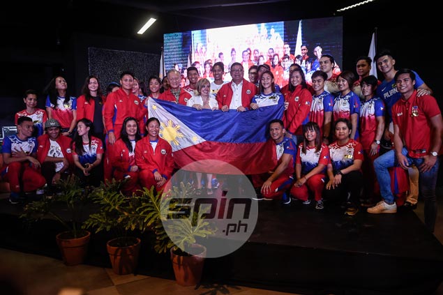 Philippine athletes bound for SEA Games urged to fly the flag with pride and guts
