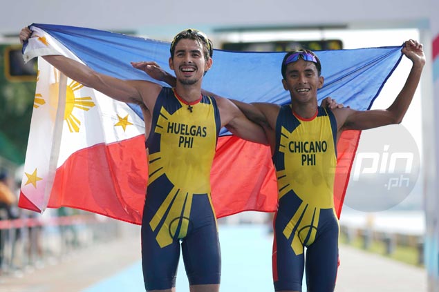 Nikko Huelgas repeats as SEA Games triathlon champ as Chicano completes 1-2 PH finish