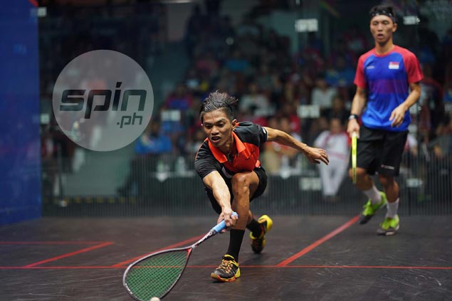 Philippine squash team settles for silver after losing to Singapore in SEAG final