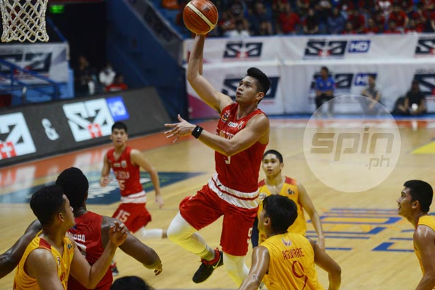 Shorthanded Red Lions prove strong enough to clobber Cardinals as San Beda sustains surge