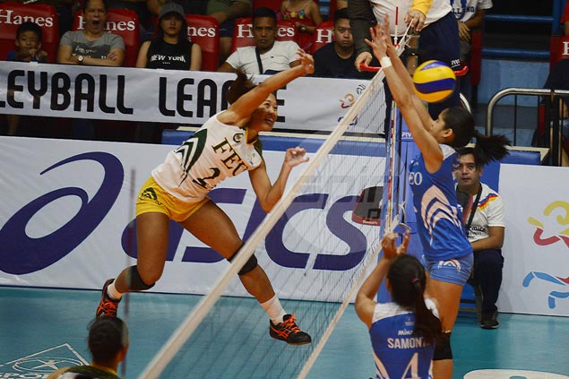 FEU Lady Tams recover from a set down to beat Ateneo Lady Eagles for second straight win