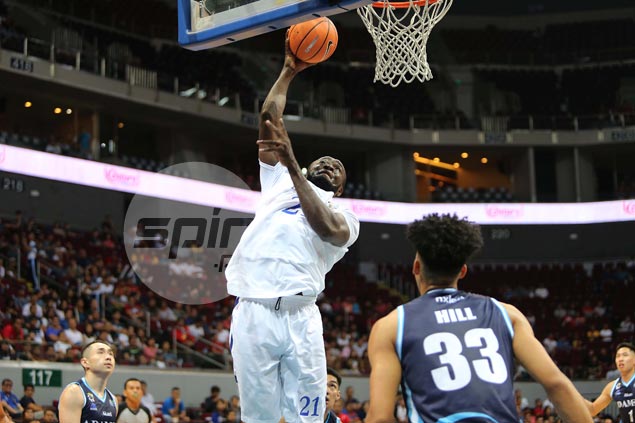 Blue Eagles soar to a huge win over Falcons in Season 80 opening game