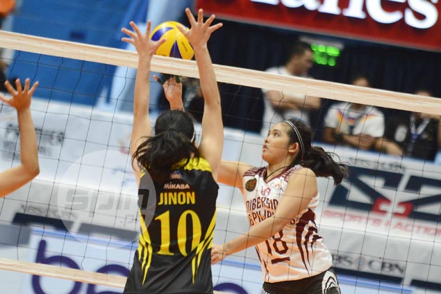 UP Lady Maroons down TIP Lady Engineers for first win in PVL Collegiate Conference