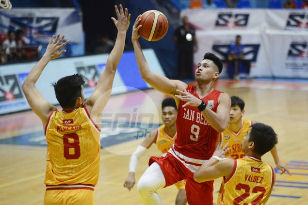 Red Lions hold off gritty Stags charge as San Beda extends win streak to 10