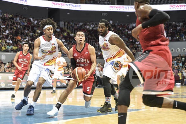 Caloy Garcia left in awe as Ginebra backcourt slays ROS: 'I think ang susi pa rin ng Ginebra si LA'