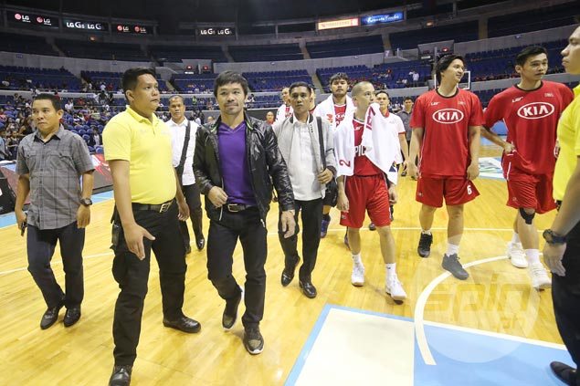 Manny Pacquiao parts ways with Kia, stays mum on next PBA step amid offer to join Blackwater
