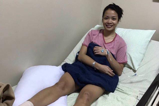 Big relief for Jema Galanza as X-ray shows no fracture on Adamson star after injury scare
